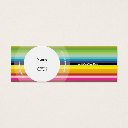 COLOR MINI BUSINESS CARD