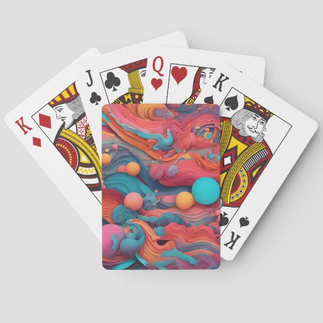 Color Mix Playing Cards (Back)