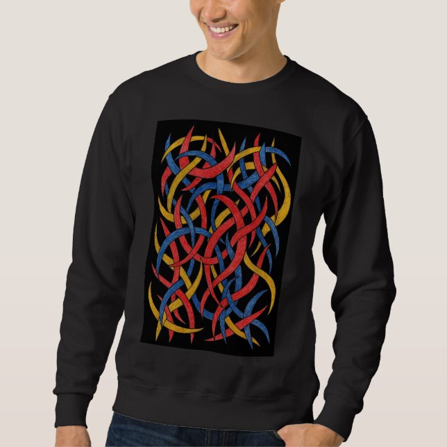 Color Motion Basic Sweatshirt (Front)