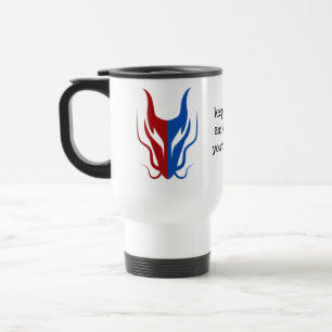Color Mystical Dragoon Fantasy Travel Mug