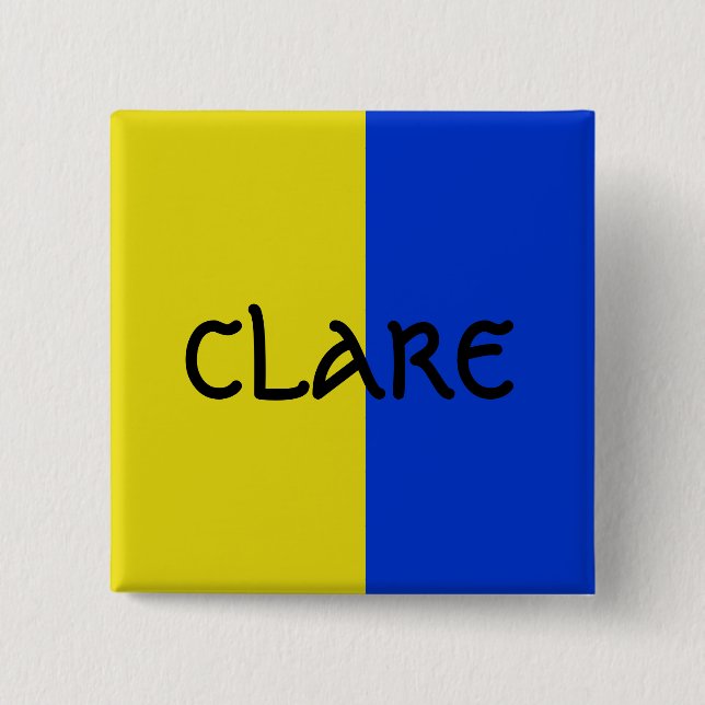 Color Of Claire Badge pin (Front)