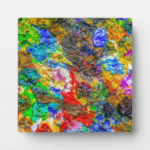 Color palette plaque