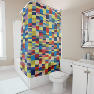 Color Patchwork 061120 Shower Curtain