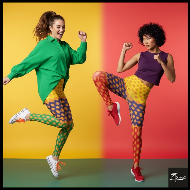 COLOR PATTERN 2 LEGGINGS (Creator Uploaded)