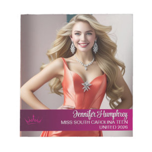 Color Pop Pageant Autograph Pad Notepad