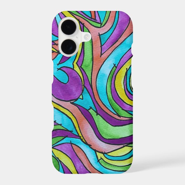 Color Rhythm-Stylish Abstract Watercolor Art (Back)