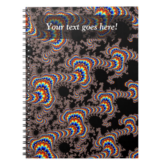 Color Run - Fractal Art Notebook (Front)