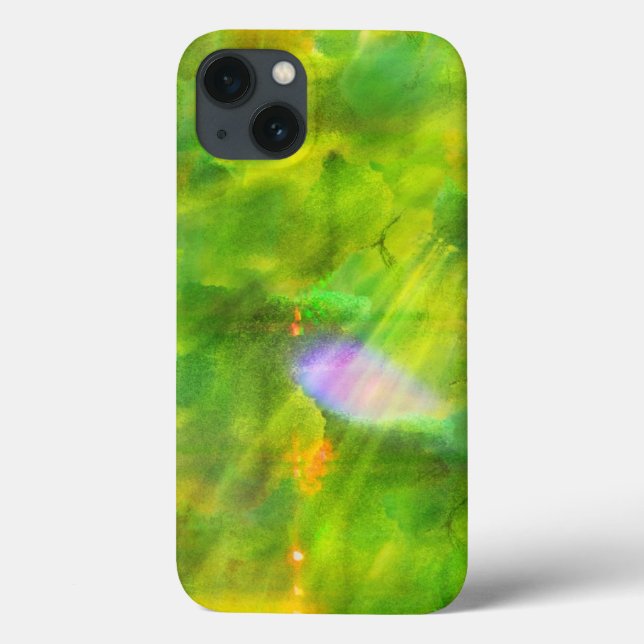color seamless background green, yellow Case-Mate iPhone case (Back)