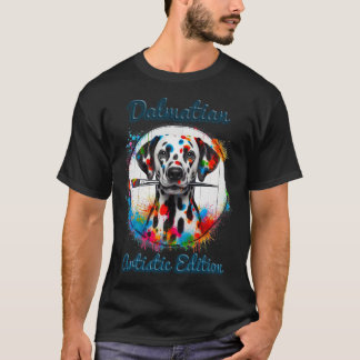 Color Splash Dalmatian Artist T-Shirt