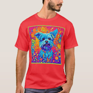 Color Splash: Maltese Puppy Painting T-Shirt