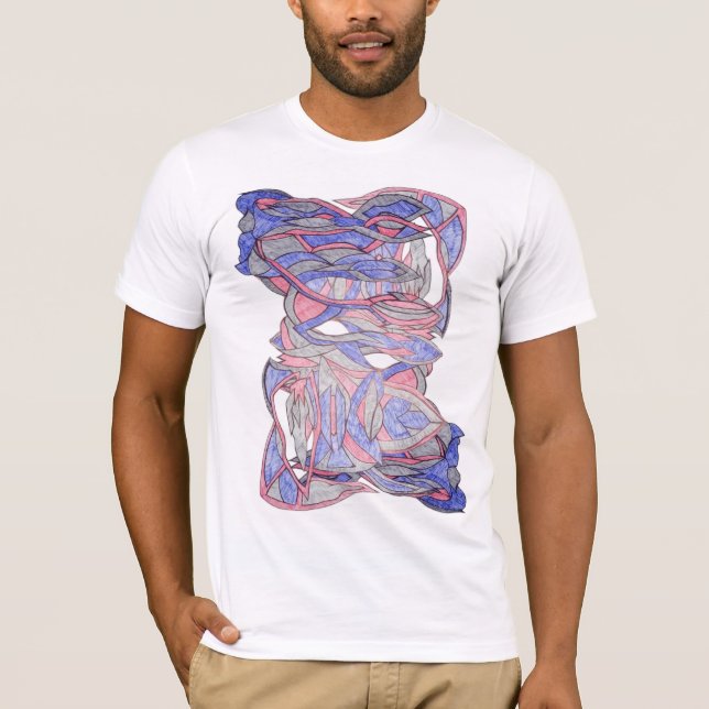 Color Splash Men’s Graphic T-Shirt (Front)