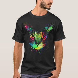 Color splatter cat T-Shirt