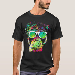 Color splatter monkey T-Shirt