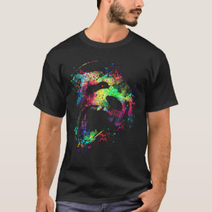 Color splatter panda T-Shirt