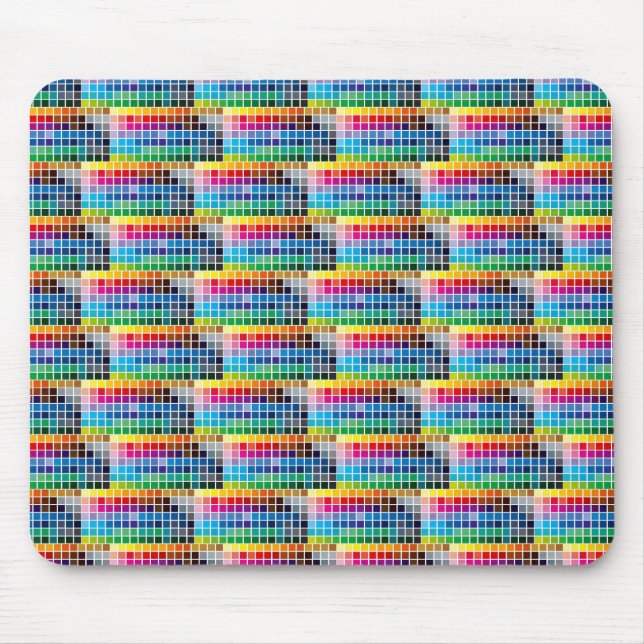 COLOR SQUARES MOUSE MAT (Front)