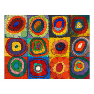 Color Study, Infinity Dots by Wassily Kandinsky Photo Print