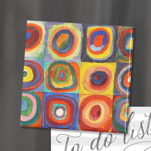Color Study | Wassily Kandinsky Magnet (Creator Uploaded)