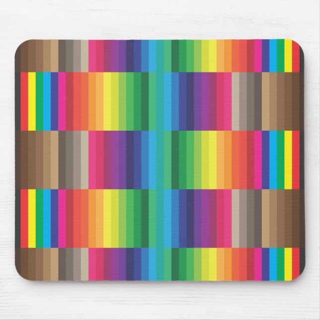 Color swatch CMYK Mouse Mat (Front)