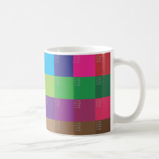 COLOR SWATCH COFFEE MUG