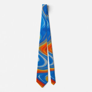 Color Swirl Men's Necktie