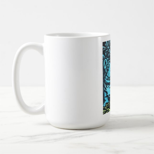 color tigers coffee mug (Left)