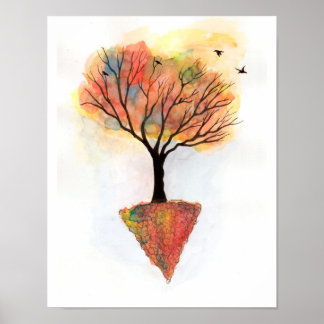 Color Tree Poster