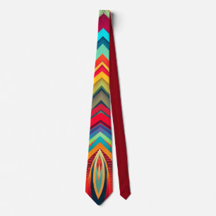 Color Wave Fusion – Modern Abstract Swirl Art Tie