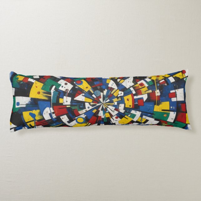 Color Wheel of Expressions Body Cushion (Back)