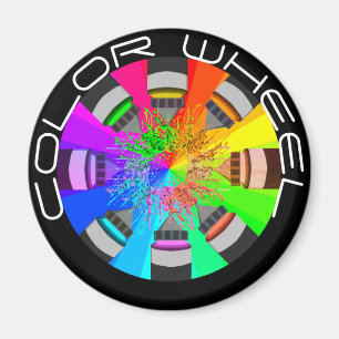 Color Wheel Paint Splash Magnet