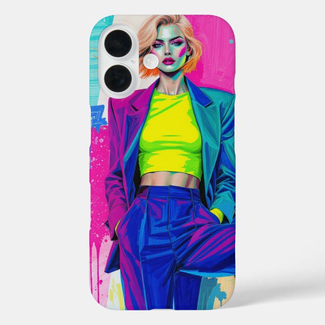 Color Whisper – iPhone 16 Case (Back)