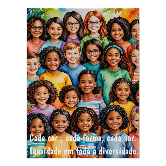 Color World: The Beauty of Diversity Poster (Front)