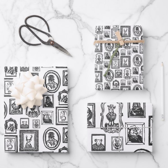 Color Your Own Animal Portraits Paper (Front)