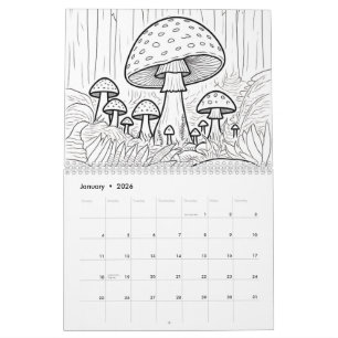 Color your own  calendar