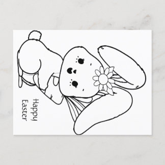 color your own Easter card