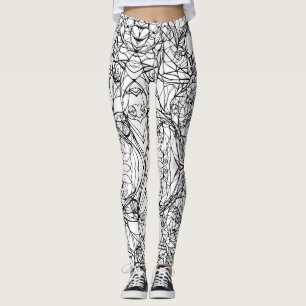 Color Your Own Leggings #3: coloring activity fun