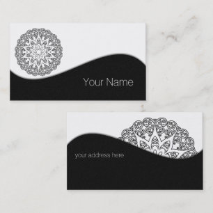 Color Your Own MANDALA - DIY Coloring Book 1 Business Card