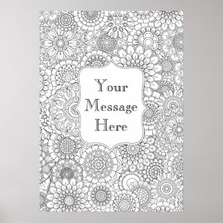 Color Your Own Poster (Large 20x28")