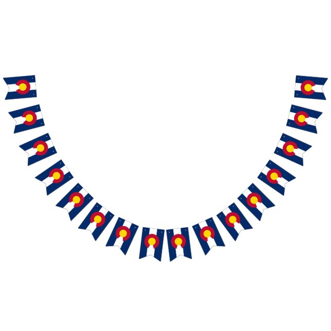 Coloradan flag, American state flag banner (All)