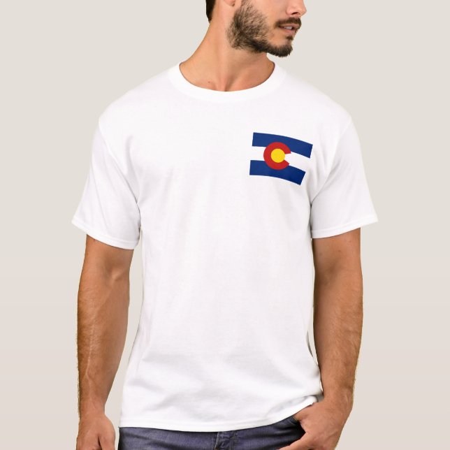 Coloradan Flag + Map T-Shirt (Front)