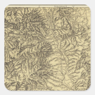Colorado 11 square sticker