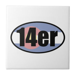 Colorado 14ers tile