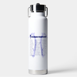 Colorado 14ers water bottle
