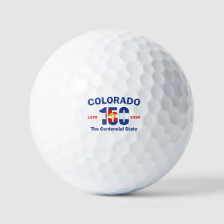 Colorado 150 the Centennial State Golf Balls