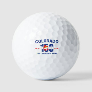 Colorado 150 the Centennial State Golf Balls