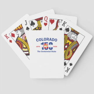 Colorado 150 the Centennial State Playing Cards