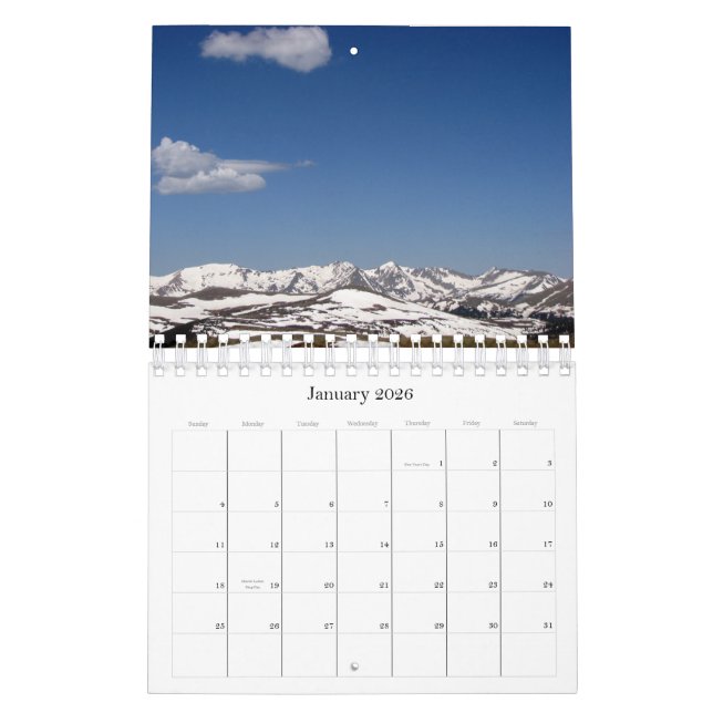 Colorado 2009 calendar (Jan 2026)