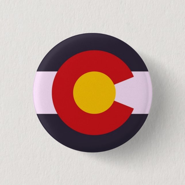 Colorado 3 Cm Round Badge (Front)