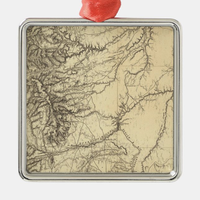 Colorado 4 metal tree decoration (Front)