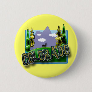 COLORADO 6 CM ROUND BADGE
