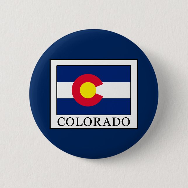 Colorado 6 Cm Round Badge (Front)